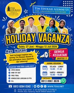 Liburan Sekolah Tiba, TEA UI Gelar Holiday Vaganza dengan Beragam Program Edukatif Gratis